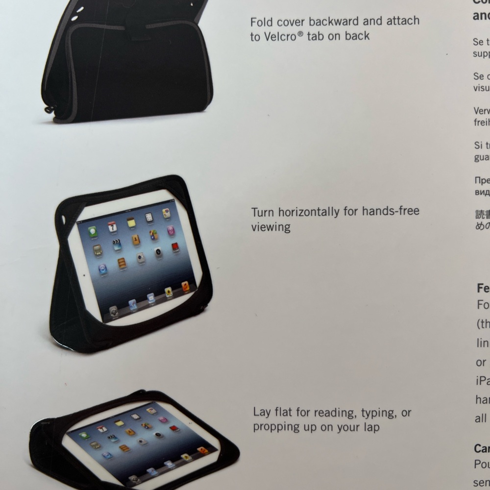BUILT NY Neoprene Zip Folio Case for All iPads - Picture 3 of 12